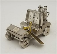 Timex Collectible Mini- Clock Golf Cart W/ Clubs