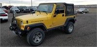 2001 Jeep WRANGLER 134811 As-Is No Guarantee- Red