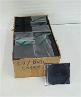 200 CD/DVD plastic Cases - empty