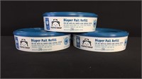 3 For 1 Diaper Pail Refills - For Use With All