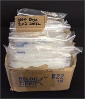 1000 Ct Of 2x2 Ziplock Bags