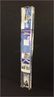 Bendable Shower Curtain Rod 40” Track - Open