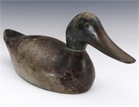 AN EVANS STANDARD MODEL MALLARD DRAKE DECOY