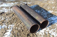 (2) Steel Pipes, Approx 12"x65"