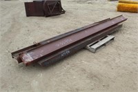 (4) Assorted Steel I-Beams, Approx 13ft-14ft
