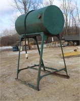 Round Fuel Barrel w/Stand, 36"x 68"