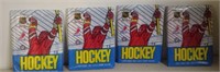 1980's Sealed Hockey Card Pack Lot of 4