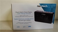 Dual Alarm Clock Radio with Nature Sounds