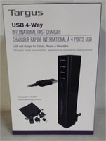 USB International 4 Way Charger Kit