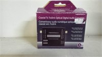 Coaxial to Toslink Optical Digital Audio Converter
