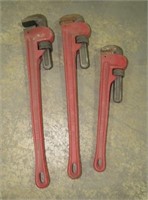 (Qty - 3) Pipe Wrenches-