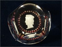 St. Louis Glass Paperweight - Louis XV