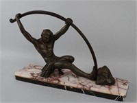 Bronze on Marble - "Laborer"