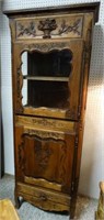18c. French Bonnetiere Cabinet