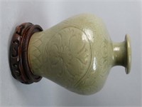 Chinese Longquan Incised Vase