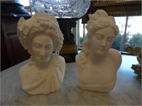 Pair of Neo-Classical Marble Busts