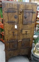 Antique English Oak Primitive Cabinet