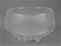 Modern Art Glass Footed Bowl