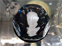 Baccarat Paperweight - Calvin Coolidge
