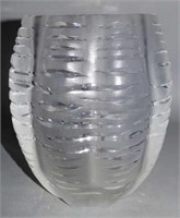 Lalique Art Deco Crystal & Frosted Glass Vase