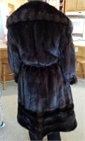 Vintage Mink Fur Coat Convertible to Short or Long