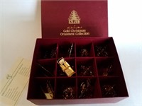 1988 Gold Christmas Ornament Collection