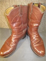 JUSTIN LEATHER WESTERN BOOTS