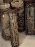 Five Piece Rolled Rugs