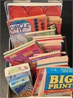 Giant Checkers, Unused Word Puzzles, Flash Cards