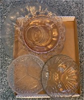 Glass Bowls, Platters