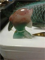 Pink and green dolphin