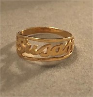 14K Yellow Gold "Susan" Ring