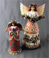Pair of Jim Shore Angel Figurines
