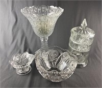 Crystal and Pressed Glassware