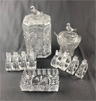 "The Byrdes Collection" Crystal Items