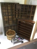 VINTAGE ELECTRAHOT GRILL(WORKS), WOOD DISPLAYS