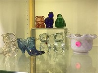 COLL. OF FENTON CRYSTAL BEARS & MORE