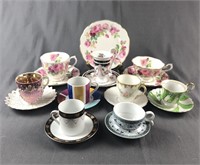 Assortment of Cups and Saucers