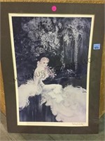 Louis Icart matted print unframed Local pickup