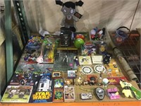 Lot of assorted toys and stickers some new in