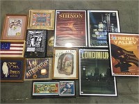 Lot of assorted framed pictures and more Local