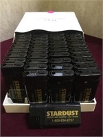 New old stock case of unused Stardust lighters 40