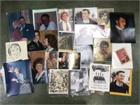 Lot of vintage photos and headshots some signed