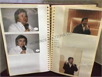 Photo album with original Star Trek cast photos