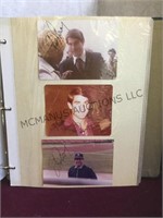 Album of vintage photos some signed
