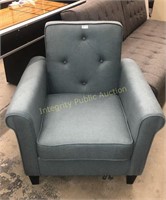 Rolled Arm Fabric Club Chair $150 Retail