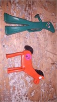 Gumby and Pokey vintage toys