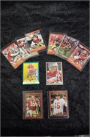 4x Joe Montona + 6 49ers cards and one Auto