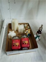 New candles with holiday soap dispensers