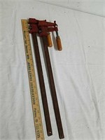 Pair of long clamps
